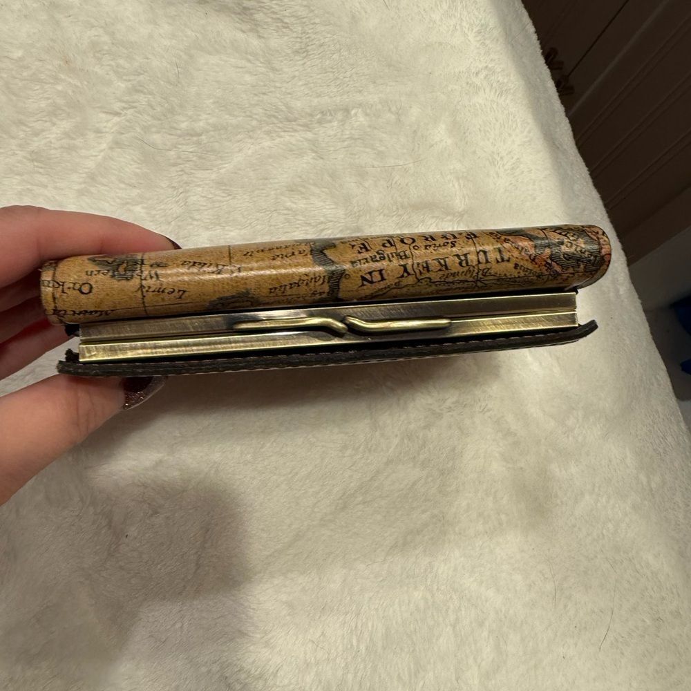 Patricia Nash European Map Leather Wallet - Picture 3 of 6